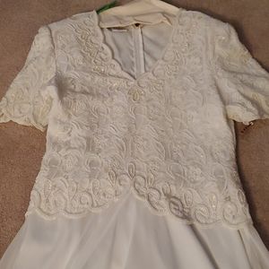 Brilliante by J. A. Sequin top tea length cocktail